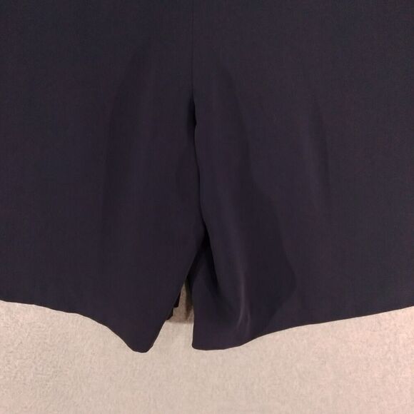 Lauren Ralph Lauren LRL Shorts Womens Size 4 Culottes Navy Blue Knee Length Wide - Picture 3 of 10